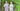 Senior couple jogging